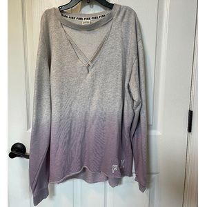Victoria’s Secret Chocker V-Neck Sweatshirt